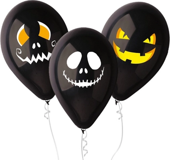 Ballon Gemar 12" pastel premium visages d’Halloween - 1 pièce