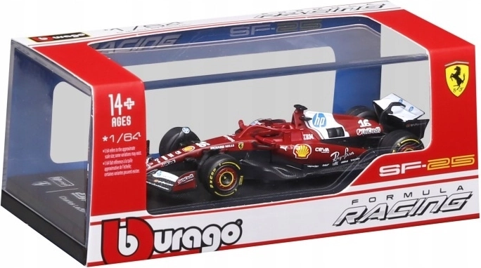 Bburago 1:64 Ferrari Formula SF-25 Charles Leclerc