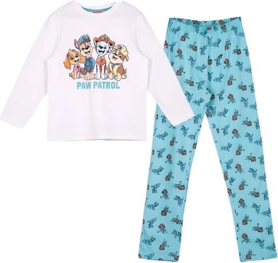 Pyjama pour enfant Pat' Patrouille blanc et turquoise