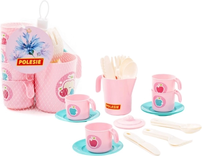 Service de vaisselle Ania pour 4 personnes (22 pièces) en filet