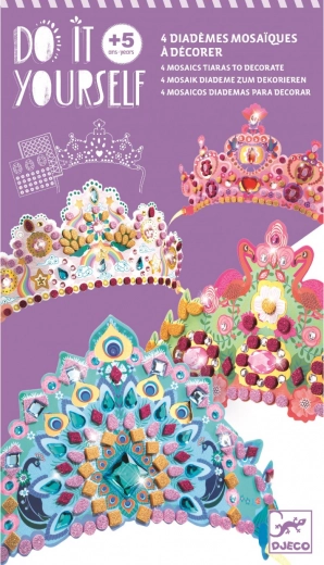 Djeco DIY couronnes scintillantes pour princesses – set créatif