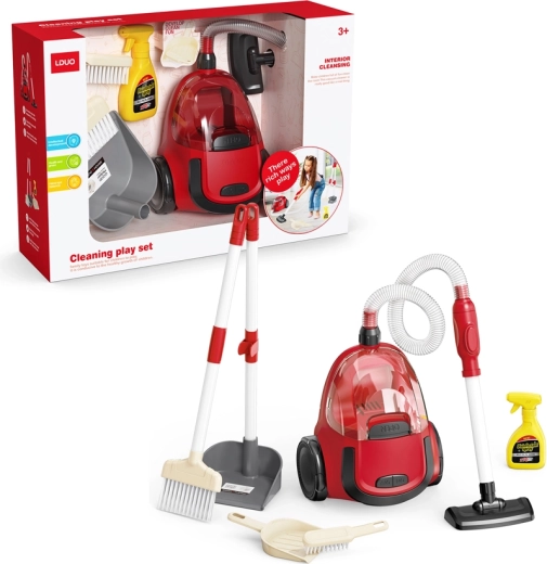 Aspirateur balai pour enfants à piles avec accessoires