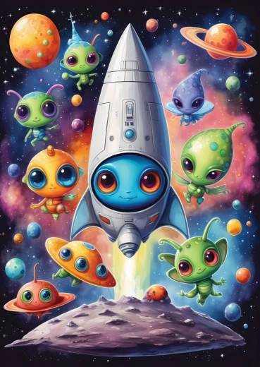 Yazz puzzle extraterrestres 1000 pièces