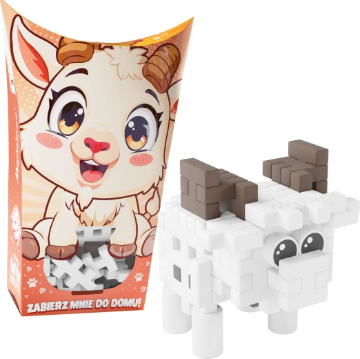 Jeu de construction MINI WAFFLE Pocket Pets – chevreau