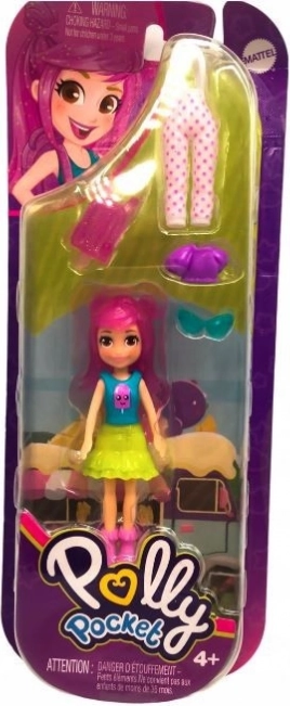 Poupée Polly Pocket – petit set de mode avec tenues et accessoires