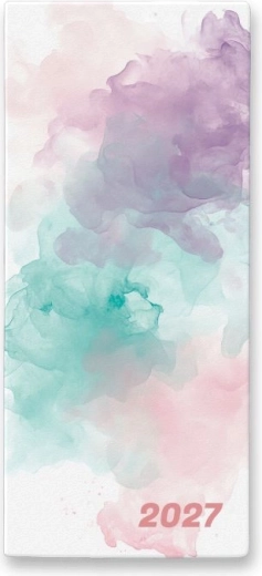 Agenda mensuel 2027 Watercolour avec couverture en PVC