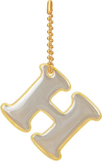 Pendentif réfléchissant Baagl lettre H