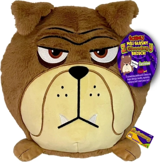 Peluche Złodomory 21 cm – bouledogue Żarcisław avec son
