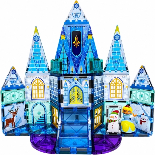 Château de glace féerique en pièces transparentes