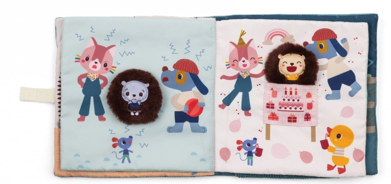 Livre textile agréable au toucher