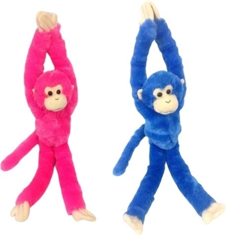 Singe en peluche avec scratch 48 cm