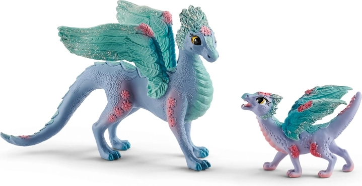 Dragon fleuri avec bébé Schleich Bayala