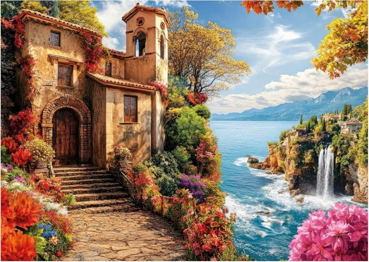 Educa puzzle Villa au bord de la mer 500 pièces