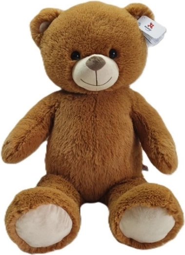 Ours en peluche Nicotoy marron 80 cm