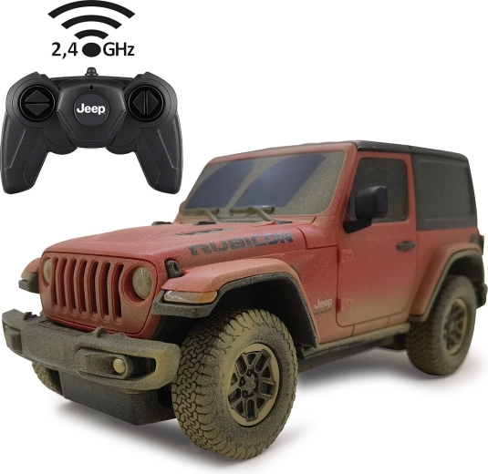 Voiture RC Jeep Wrangler Rubicon Muddy 1:24
