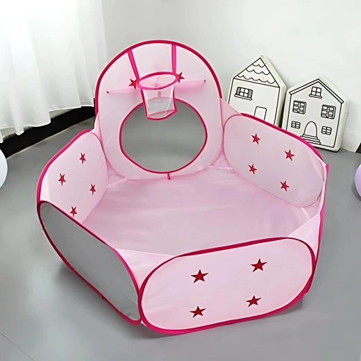 Piscine sèche avec panier pour balles