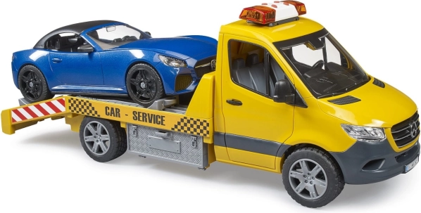 Bruder dépanneuse Mercedes‑Benz Sprinter avec voiture de sport