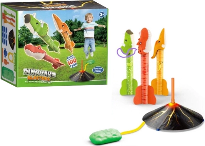 Fusées avec lanceur à pédale pour enfants