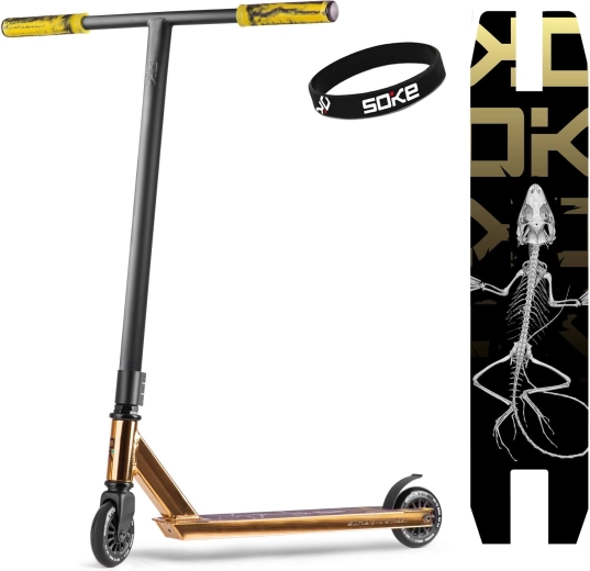 Trottinette freestyle Soke EVO street gold