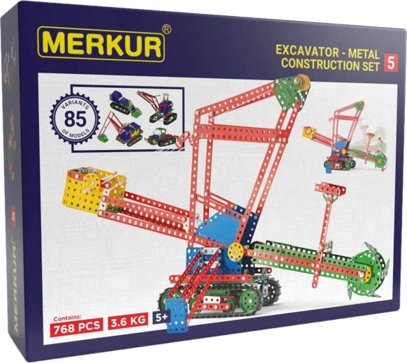Merkur 5 grande construction métallique 768 pièces