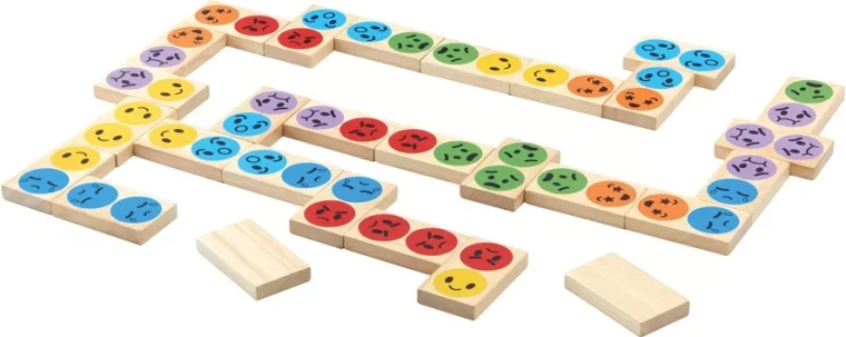 Les émotions sous forme de domino ludique