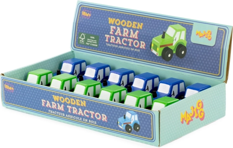 Tracteur en bois en bois durable