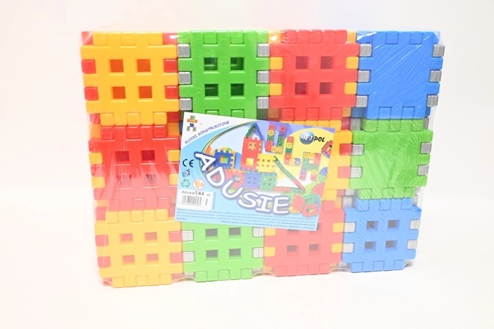 Blocs de construction Adusie – grandes plaques d’assemblage, 144 pcs