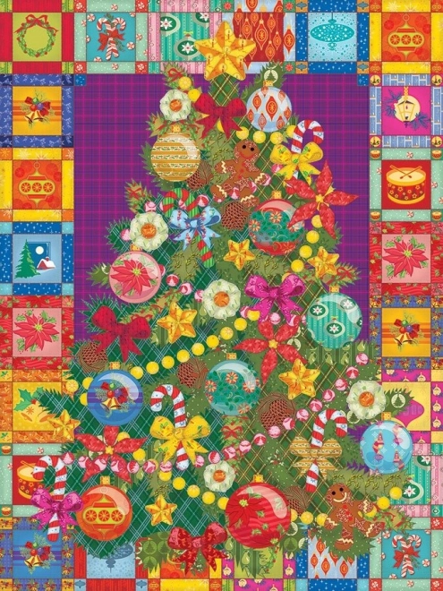 Puzzle COBBLE HILL Sapin de Noël sur la couverture XL 275 pièces