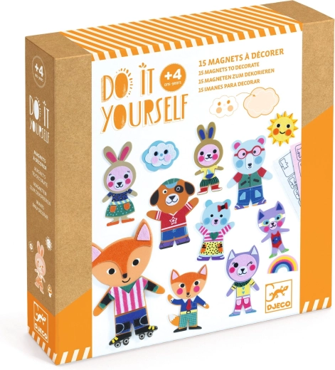 DJECO DIY aimants à personnaliser Funky Family