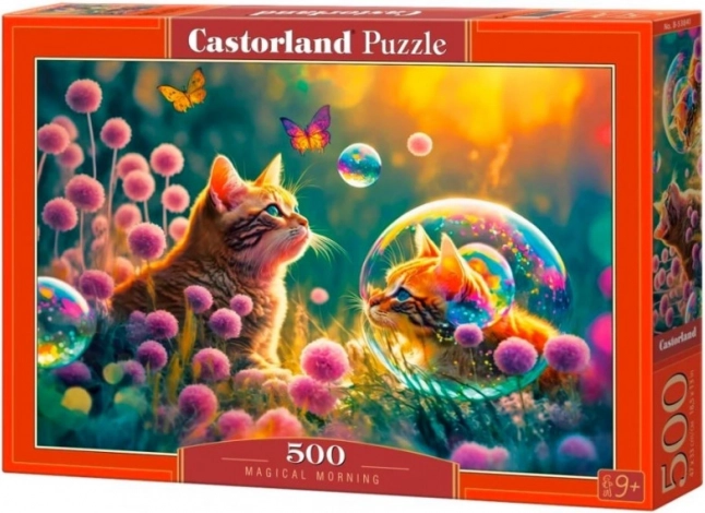 Puzzle 500 pièces Magical Morning avec des chats