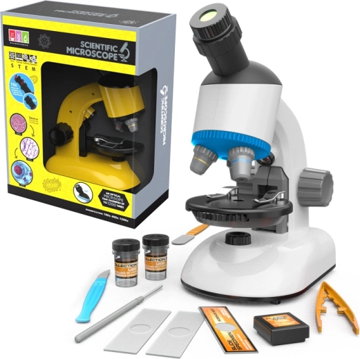 Microscope scientifique Sparkys avec grossissement jusqu’à 1200×