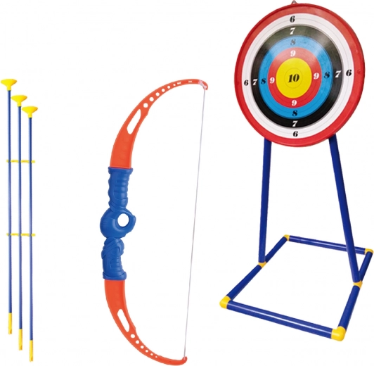 Ensemble arc et flèches pour enfants avec cible Woopie