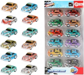 Ensemble de mini voitures de course - 12 pièces