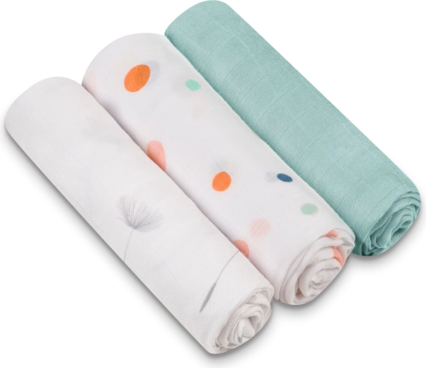 Lionelo langes en mousseline de bambou 3 pcs Dot