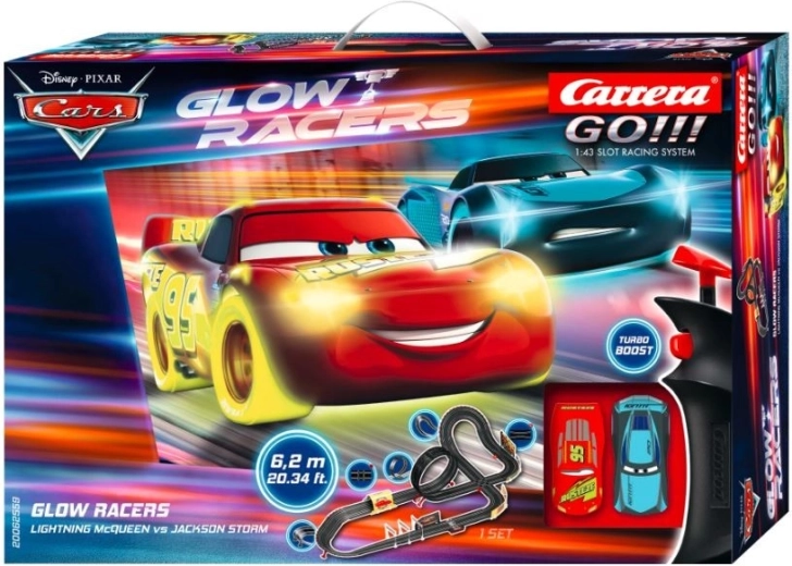 Circuit Carrera GO!!! Disney Pixar Cars Glow Racers