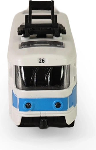 Motif réaliste de tramway urbain