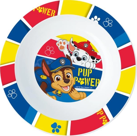 Bol en plastique PAW PATROL 16 cm bleu