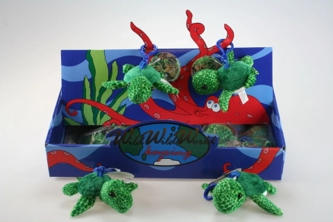 Porte-clés en peluche Tortue de mer