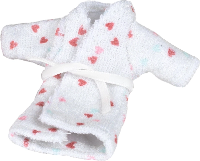 Peignoir doux avec des cœurs