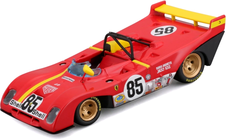 Bburago Ferrari 312P 1972, modèle de course à l'échelle 1:43