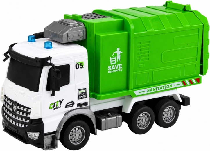 Jouet RC camion poubelle réaliste