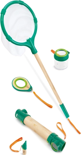 Kit d’exploration de la nature en bambou et bioplastique pour enfants