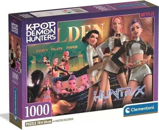 Puzzle Clementoni K‑Pop Demon Hunters 1000 pièces