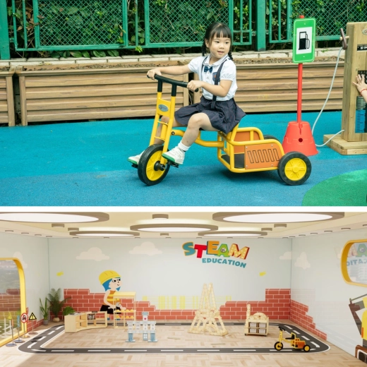 Roues larges et stables, maniement confortable