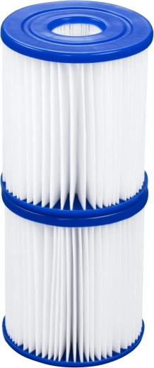 Deux filtres de rechange pour pompe de piscine BESTWAY type I (lot de 2)