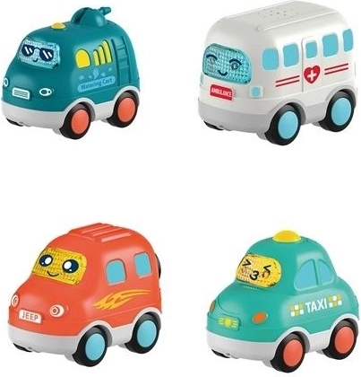 SmilyPlay petite voiture sonore des services de secours avec effets - 1 pièce