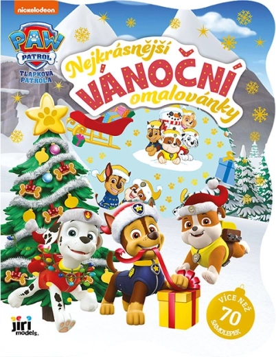 Coloriages de Noël avec autocollants Pat’ Patrouille