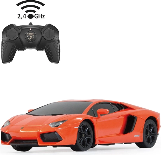 Voiture RC Lamborghini Aventador à l'échelle 1:24, orange