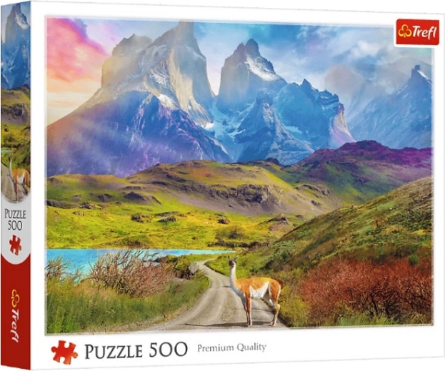 Puzzle 500 pièces Lama en Patagonie