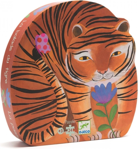 Puzzle Djeco Tigre en promenade (24 pièces)